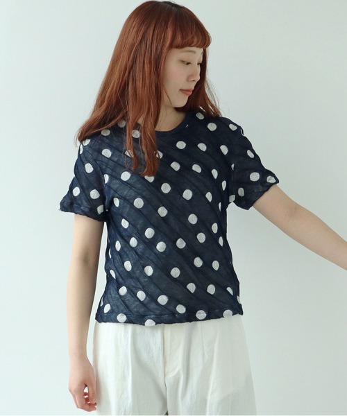 セール】○Dot 接結ジャカード プルオーバー（Tシャツ