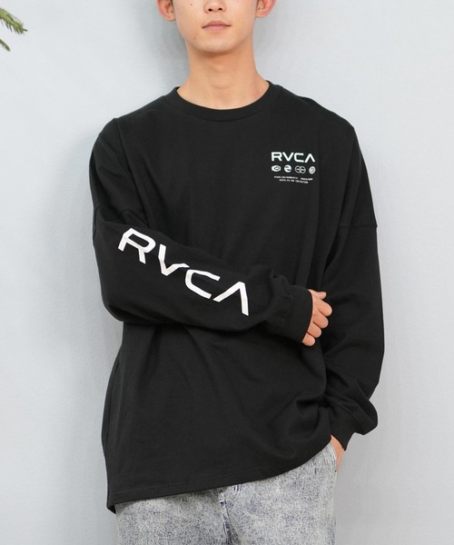 RVCA ブラック スカルデザイン タッパー 長袖　新品未使用 RVCA ブラック スカルデザイン タッパー 長袖 新品未使用 RVCA