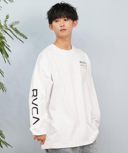 RVCA（ルーカ）の「【ムラサキスポーツ限定】RVCA/ルーカ ロンTee/長袖Tシャツ バックプリント ユニセックス BF041-159（Tシャツ/カットソー・メンズ・ホワイト/ブルーグレー/ブラック・S/L/M）」の22枚目の写真