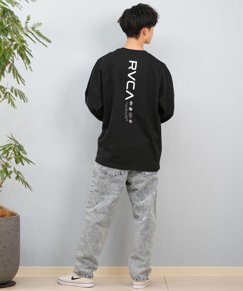 RVCA（ルーカ）の「【ムラサキスポーツ限定】RVCA/ルーカ ロンTee/長袖Tシャツ バックプリント ユニセックス BF041-159（Tシャツ/カットソー・メンズ・ホワイト/ブルーグレー/ブラック・S/L/M）」の10枚目の写真