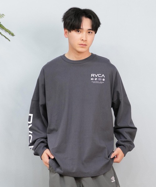 RVCA（ルーカ）の「【ムラサキスポーツ限定】RVCA/ルーカ ロンTee/長袖Tシャツ バックプリント ユニセックス BF041-159（Tシャツ/カットソー・メンズ・ホワイト/ブルーグレー/ブラック・S/L/M）」の12枚目の写真