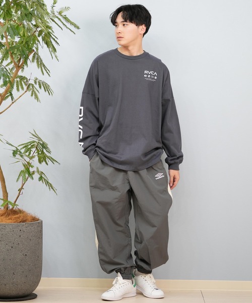 RVCA（ルーカ）の「【ムラサキスポーツ限定】RVCA/ルーカ ロンTee/長袖Tシャツ バックプリント ユニセックス BF041-159（Tシャツ/カットソー・メンズ・ホワイト/ブルーグレー/ブラック・S/L/M）」の14枚目の写真