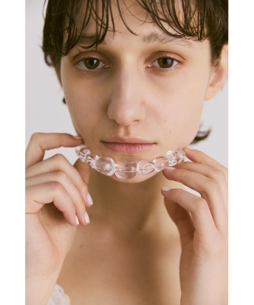 un/neu（アンノイ）の「ニュアンスクリアボリュームネックレス（ネックレス・レディース・クリア・FREE）」の10枚目の写真