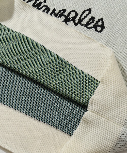 Mark Gonzales（マーク・ゴンザレス）の「【Mark Gonzales/マーク ゴンザレス】アートワークデザイン ジャガードニット クルーネック（ニット/セーター・メンズ・ネイビー系2/ブラック系4/アイボリー系3/アイボリー系2/ブラック系2/アイボリー系4/ネイビー系1/アイボリー系1/ブラック系3/ブラック系1/ダークグリーン系2/ダークグリーン系1・M/XL/L）」の19枚目の写真