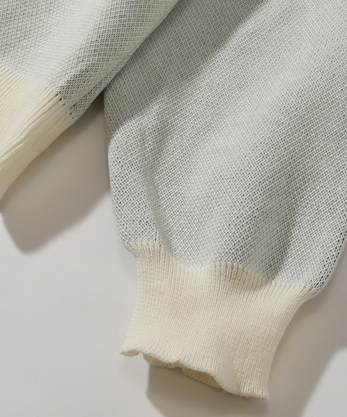 Mark Gonzales（マーク・ゴンザレス）の「【Mark Gonzales/マーク ゴンザレス】アートワークデザイン ジャガードニット クルーネック（ニット/セーター・メンズ・ネイビー系2/ブラック系4/アイボリー系3/アイボリー系2/ブラック系2/アイボリー系4/ネイビー系1/アイボリー系1/ブラック系3/ブラック系1/ダークグリーン系2/ダークグリーン系1・M/XL/L）」の17枚目の写真