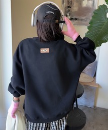 ゆるふわプリント裏起毛スウェット