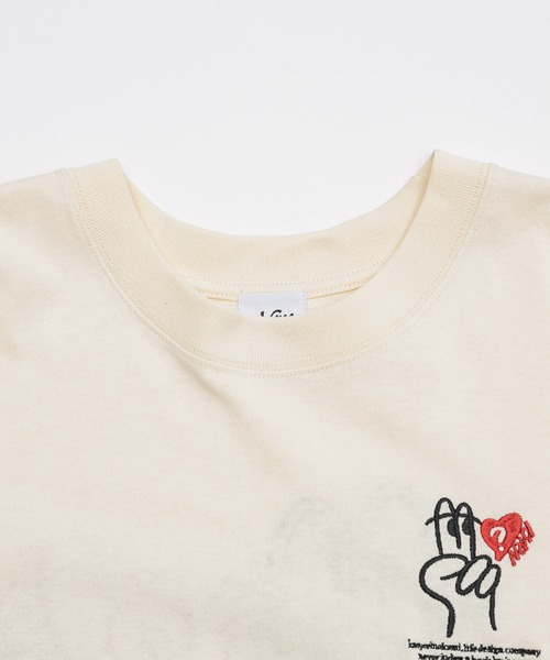 kaoyorinakami(カオヨリナカミ)の「Peace long tee / ピースロンT(Tシャツ/カットソー・メンズ・ホワイト/ブラック/グレー・X-LARGE/LARGE/MEDIUM/SMALL)」の11枚目の写真