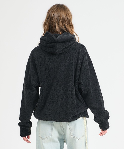 onegravity(ワングラビティ)の「onegravity / テディジャージー フーディー(パーカー・メンズ・ライトグレー/ブラック・MEDIUM/X-LARGE/LARGE/SMALL)」の8枚目の写真