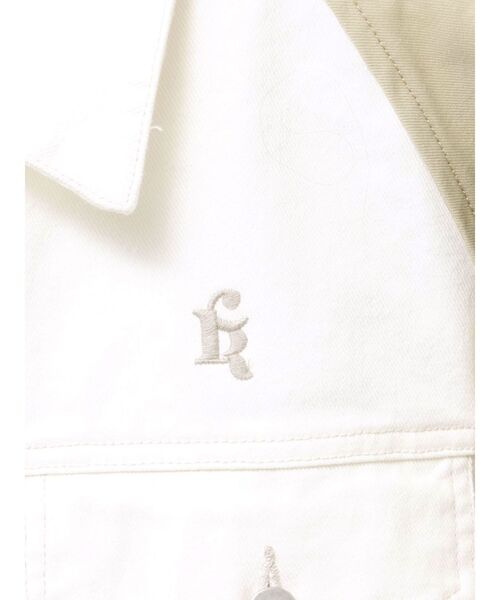 CALNAMUR カルナムール ブルゾン セール】DOKING OVER DENIM BLOUSON／ドッキングオーバーデニム