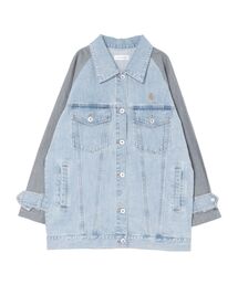 CALNAMUR カルナムール ブルゾン セール】DOKING OVER DENIM BLOUSON／ドッキングオーバーデニム