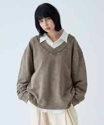 VELNUS（ベルナス）の「【VELNUS】Vintage Make Heavyweight V-Neck Sweat ヴィンテージメイクヘビーウェイトVネックスウェット（スウェット）」