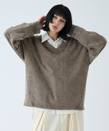 VELNUS（ベルナス）の「【VELNUS】Vintage Make Heavyweight V-Neck Sweat/ヴィンテージメイクヘビーウェイトＶネックスウェット（スウェット）」