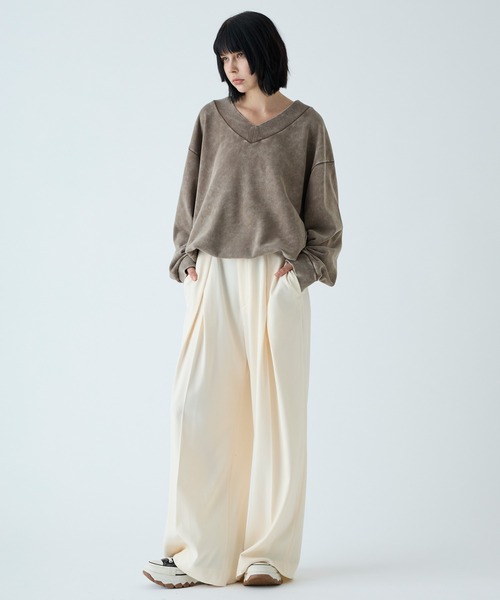 VELNUS(ベルナス)の「【VELNUS】Vintage Make Heavyweight V-Neck Sweat/ヴィンテージメイクヘビーウェイトVネックスウェット(スウェット・メンズ・ブルー/チャコールグレー/ワインレッド/ブラウン・S/L/M)」の10枚目の写真
