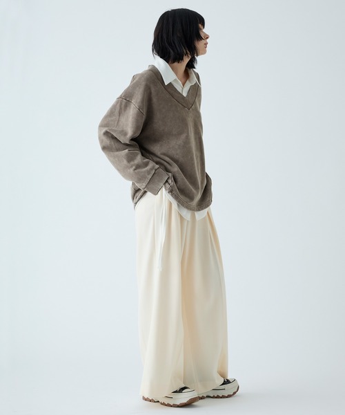 VELNUS(ベルナス)の「【VELNUS】Vintage Make Heavyweight V-Neck Sweat/ヴィンテージメイクヘビーウェイトVネックスウェット(スウェット・メンズ・ブルー/チャコールグレー/ワインレッド/ブラウン・S/L/M)」の12枚目の写真