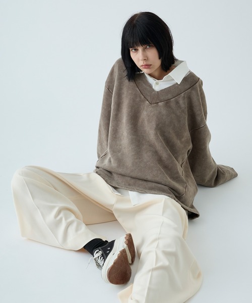 VELNUS(ベルナス)の「【VELNUS】Vintage Make Heavyweight V-Neck Sweat/ヴィンテージメイクヘビーウェイトVネックスウェット(スウェット・メンズ・ブルー/チャコールグレー/ワインレッド/ブラウン・S/L/M)」の13枚目の写真