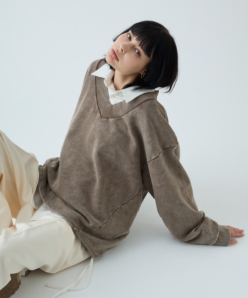 VELNUS(ベルナス)の「【VELNUS】Vintage Make Heavyweight V-Neck Sweat/ヴィンテージメイクヘビーウェイトVネックスウェット(スウェット・メンズ・ブルー/チャコールグレー/ワインレッド/ブラウン・S/L/M)」の15枚目の写真