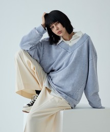 VELNUS（ベルナス）の「【VELNUS】Vintage Make Heavyweight V-Neck Sweat ヴィンテージメイクヘビーウェイトVネックスウェット（スウェット）」