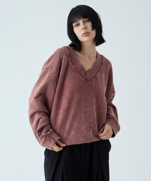 VELNUS（ベルナス）の「【VELNUS】Vintage Make Heavyweight V-Neck Sweat/ヴィンテージメイクヘビーウェイトＶネックスウェット（スウェット）」