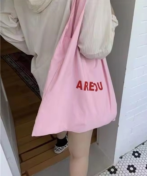 ammy.(エイミードット)の「【 ammy. / エイミードット 】 ロゴ ビッグ トートバッグ(トートバッグ・レディース・イエロー/ピンク/ブルー/アイボリー・FREE)」の8枚目の写真