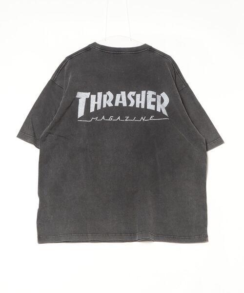 THRASHER(スラッシャー)の「【ムラサキスポーツ限定】THRASHER/スラッシャー 半袖Tシャツ/半袖Tee フロントプリント オーバーサイズ ユニセックス 252TH1ST036(Tシャツ/カットソー・メンズ・ブラック/アイボリー・XL/L/M)」の18枚目の写真