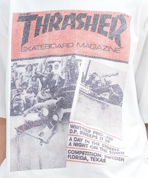 THRASHER(スラッシャー)の「【ムラサキスポーツ限定】THRASHER/スラッシャー 半袖Tシャツ/半袖Tee フロントプリント オーバーサイズ ユニセックス 252TH1ST036(Tシャツ/カットソー・メンズ・ブラック/アイボリー・XL/L/M)」の17枚目の写真