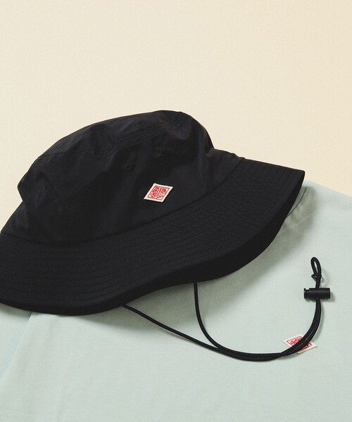 DANTON（ダントン）の「DANTON / POLYESTER BUCKET HAT（ハット・レディース・ベージュ/アイボリー/ブラック・ONE SIZE）」の7枚目の写真