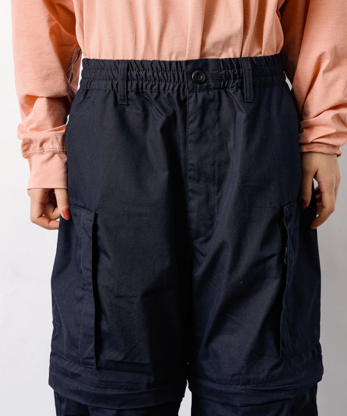 ABAHOUSE（アバハウス）の「3WAYデチャッタブルヘリクリーパンツ/TCウェザー/ユニセックス（カーゴパンツ・メンズ・カーキ/ブラック・M/L）」の16枚目の写真