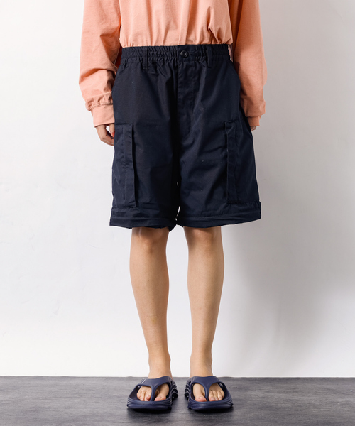 ABAHOUSE（アバハウス）の「3WAYデチャッタブルヘリクリーパンツ/TCウェザー/ユニセックス（カーゴパンツ・メンズ・カーキ/ブラック・M/L）」の19枚目の写真