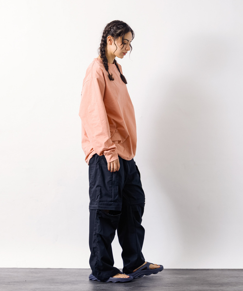 ABAHOUSE（アバハウス）の「3WAYデチャッタブルヘリクリーパンツ/TCウェザー/ユニセックス（カーゴパンツ・メンズ・カーキ/ブラック・M/L）」の21枚目の写真