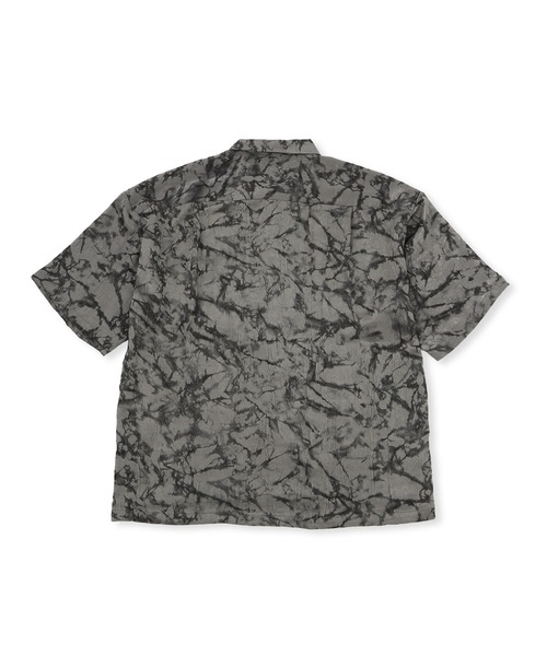  j.n.r.d（ジェー・エヌ・アール・ディー）の「j.n.r.d/ワッシャー加工ペイントハーフスリーブシャツ（シャツ/ブラウス・メンズ・チャコールグレー/ベージュ/レンガ・LL/M/L）」の4枚目の写真