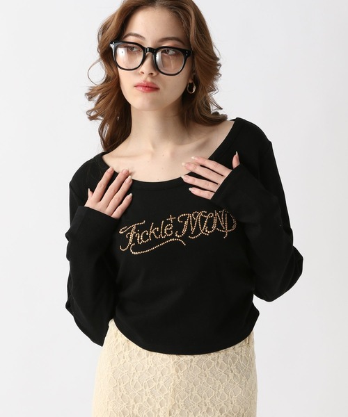 FOREVER 21(フォーエバー トゥエンティーワン)の「【2025SS】スタッズロゴTシャツ(Tシャツ/カットソー・レディース・オフホワイト/グリーン/ブラック・FREE)」の14枚目の写真