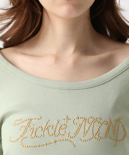 FOREVER 21(フォーエバー トゥエンティーワン)の「【2025SS】スタッズロゴTシャツ(Tシャツ/カットソー・レディース・オフホワイト/グリーン/ブラック・FREE)」の19枚目の写真