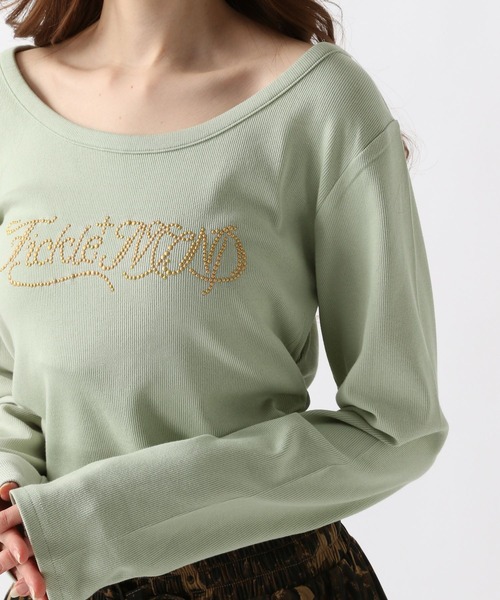 FOREVER 21(フォーエバー トゥエンティーワン)の「【2025SS】スタッズロゴTシャツ(Tシャツ/カットソー・レディース・オフホワイト/グリーン/ブラック・FREE)」の20枚目の写真