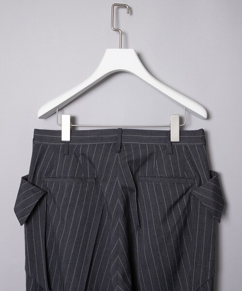 セール】ストライプストレートスラックス（スラックス）｜sulvam