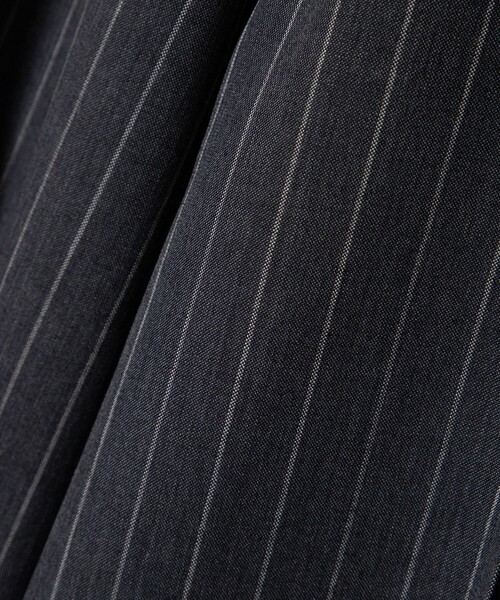 sulvam（サルバム）の「ストライプストレートスラックス（スラックス・メンズ・グレー・S/M/L）」の3枚目の写真