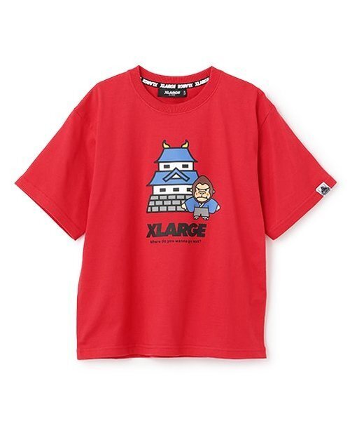 XLARGE KIDS（エクストララージキッズ）の「モチーフファニーゴリラ半袖Tシャツ（Tシャツ/カットソー・キッズ・レッド/ホワイト/ブラック・80ｃｍ/90cm/110cm/100cm/120cm/130cm/140cm）」の3枚目の写真