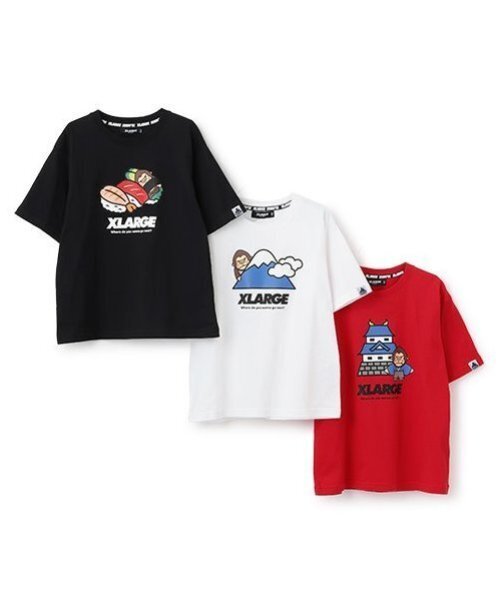 XLARGE KIDS（エクストララージキッズ）の「モチーフファニーゴリラ半袖Tシャツ（Tシャツ/カットソー・キッズ・レッド/ホワイト/ブラック・80ｃｍ/90cm/110cm/100cm/120cm/130cm/140cm）」の15枚目の写真