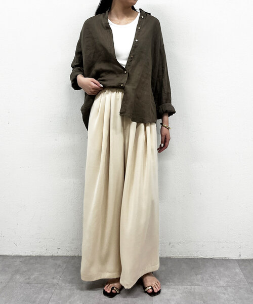 earthy（アーシー）の「BASICリブタンクトップ（タンクトップ・レディース・ブラック/ブルー/ブラウン/ホワイト・SMALL/MEDIUM）」の19枚目の写真