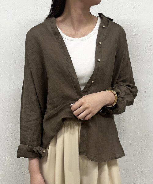 earthy（アーシー）の「BASICリブタンクトップ（タンクトップ・レディース・ブラック/ブルー/ブラウン/ホワイト・SMALL/MEDIUM）」の20枚目の写真