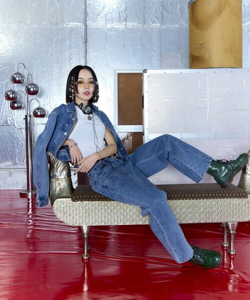 FREAK'S STORE（フリークスストア）の「NAUTICA JEANS CO./ノーティカジーンズ ウエスタンデニムジャケット（デニムジャケット・レディース・サックスブルー/ホワイト・ﾌﾘ-）」の3枚目の写真