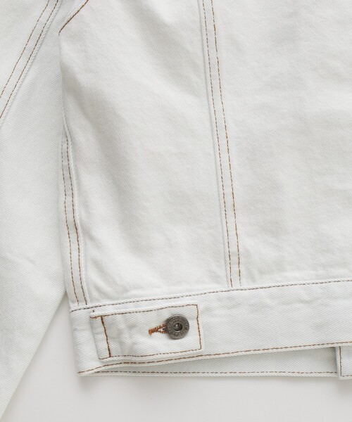 FREAK'S STORE（フリークスストア）の「NAUTICA JEANS CO./ノーティカジーンズ ウエスタンデニムジャケット（デニムジャケット・レディース・サックスブルー/ホワイト・ﾌﾘ-）」の12枚目の写真