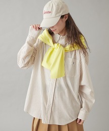 GEVACO | 【GEVACO】ベーシックオーバーサイズストライプシャツ(シャツ/ブラウス)