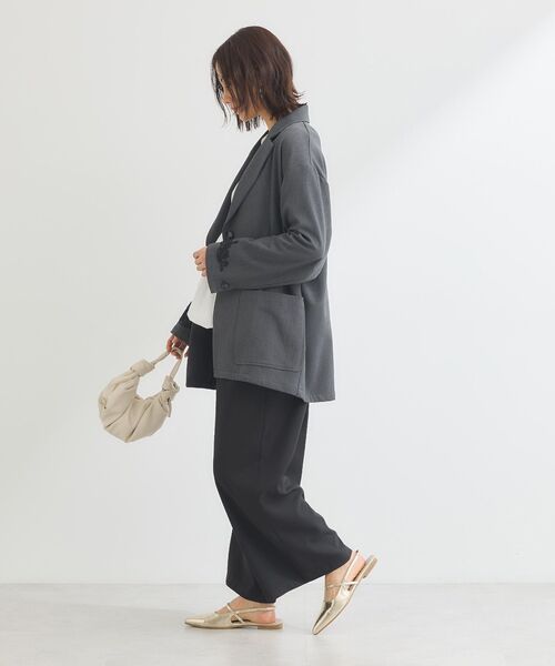 ELENCARE DUE（エレンカーレデュエ）の「・ELENCARE DUE 袖コード刺繍ジャケット（テーラードジャケット・レディース・チャコールグレー/アイボリー/ミント・FREE）」の18枚目の写真