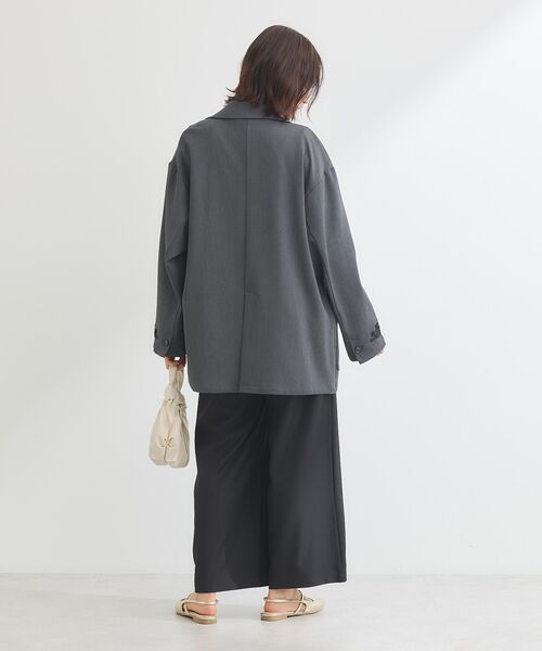 ELENCARE DUE（エレンカーレデュエ）の「・ELENCARE DUE 袖コード刺繍ジャケット（テーラードジャケット・レディース・チャコールグレー/アイボリー/ミント・FREE）」の19枚目の写真