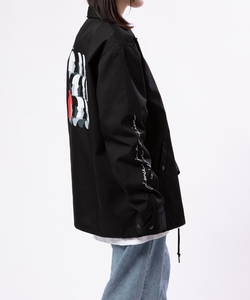 ZOZO（ゾゾ）の「【AVANTGARDEY × ZOZOTOWN】アバンギャルデーション コーチジャケット（その他アウター・メンズ・ブラック・S/M/L/XL）」の4枚目の写真