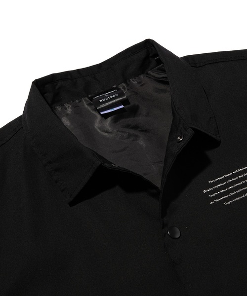 ZOZO（ゾゾ）の「【AVANTGARDEY × ZOZOTOWN】アバンギャルデーション コーチジャケット（その他アウター・メンズ・ブラック・S/M/L/XL）」の11枚目の写真