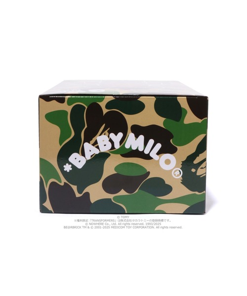 同封Xプロフ(必)ario ！BABY MILO　貯金箱♪ A BATHING APE × BE@RBRICK BABY MILO COSTUME VER 400% & 1000