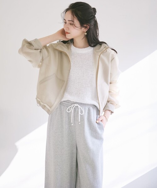 23区(ニジュウサンク)の「【SLOW/一部店舗限定】ハイゲージテリー スウェット パンツ(その他パンツ・レディース・ライトグレー系/グレー系・46/44)」の10枚目の写真