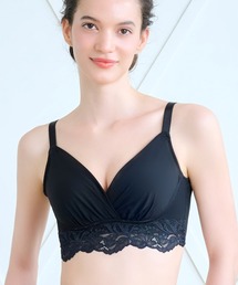 BRADELIS NEWYORK | 綿混ストレッチハイブリッドハートカップブラ25 ブラデリス ブラデリス 補正下着 補整(ブラジャー)