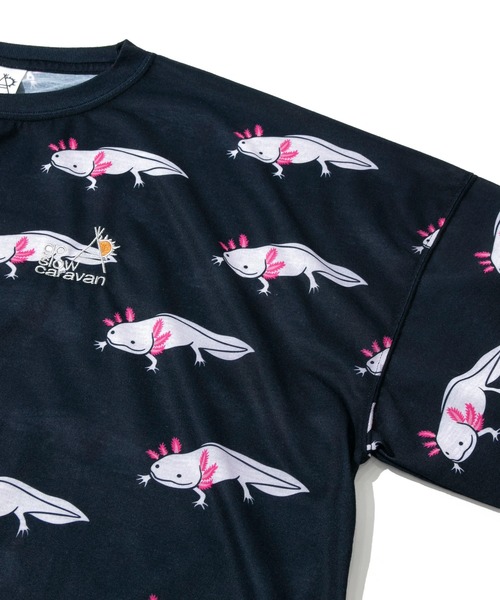 go slow caravan(ゴースローキャラバン)の「ガラガラロングスリーブTEE W(Tシャツ/カットソー・レディース・ライム/パープル系その他/ブルー系その他/ブラック/ブラック系その他2・FREE)」の7枚目の写真